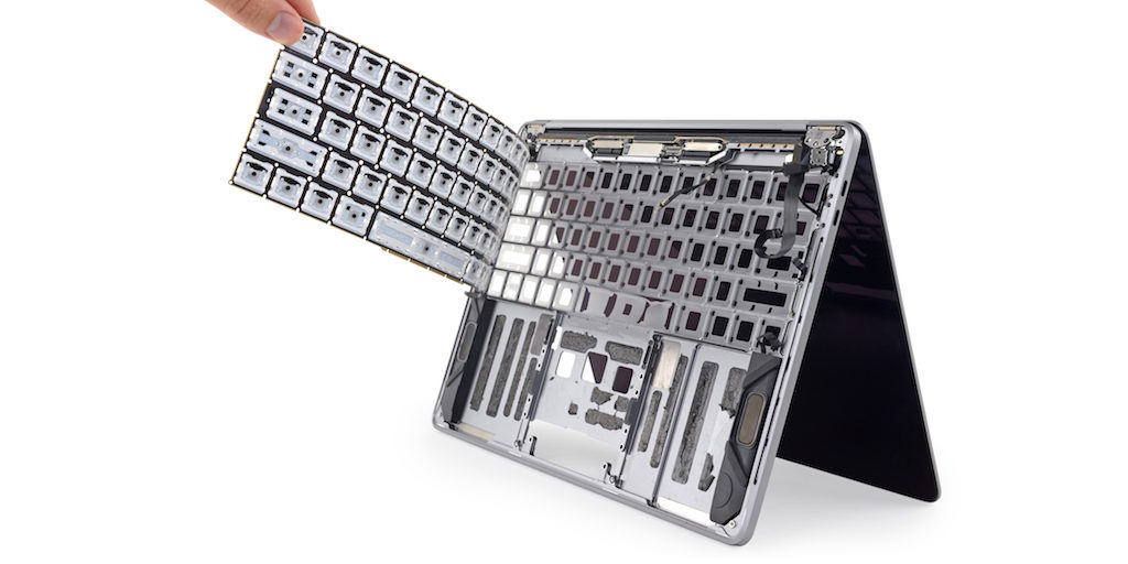 Cambio de teclado de notebook
